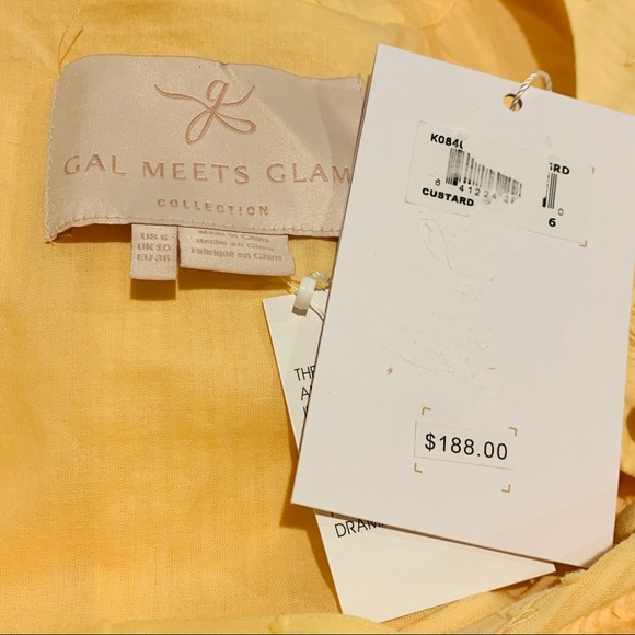 Gal Meets Glam NWT Peggy Swiss Dot MIDI Dress SZ 8 - Picture 14 of 15